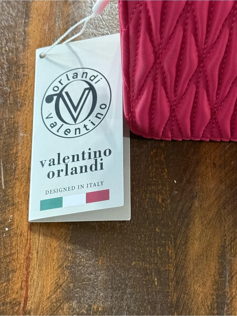 Valentino Orlandi Pink Quilted Crossbody Bag NWT